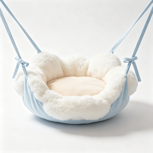 Cloud‑Shaped Hanging Swing Pet Bed