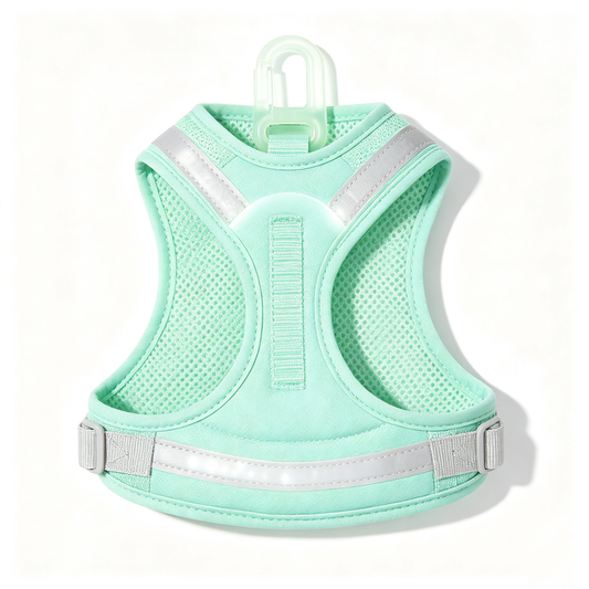 Mint Green Reflective Mesh Safety Harness