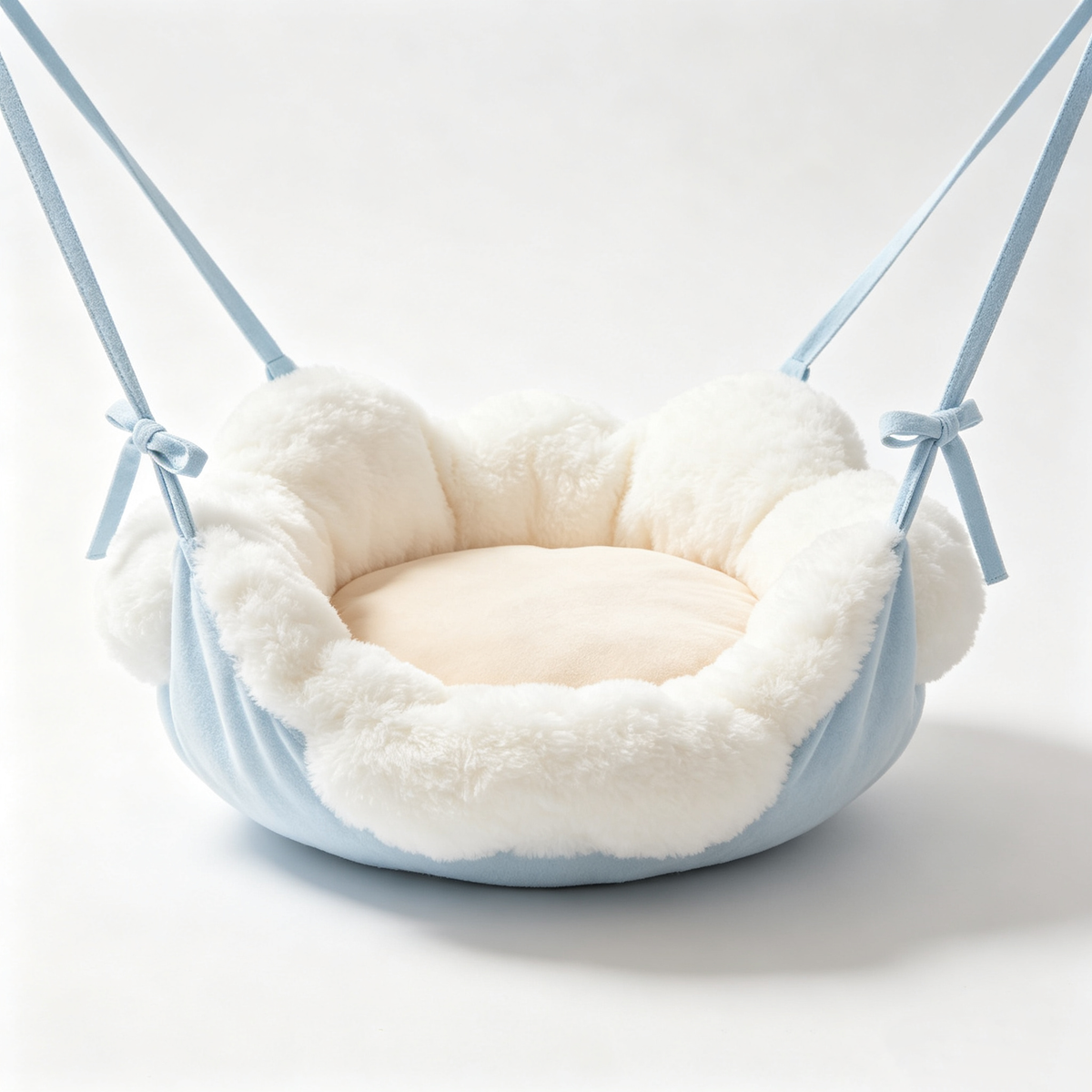 Cloud‑Shaped Hanging Swing Pet Bed