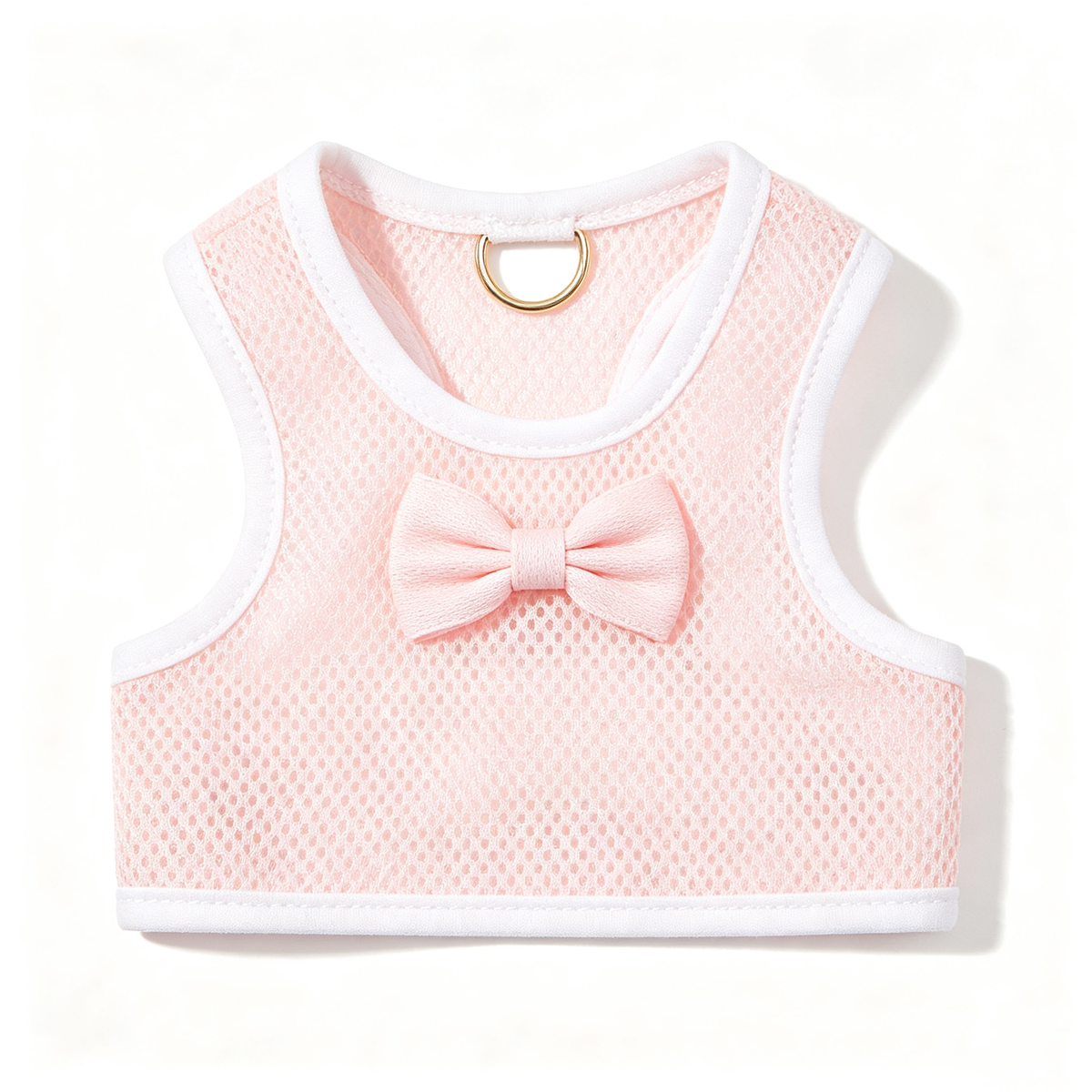 Sweet Bow‑knot Mesh Pet Harness Vest