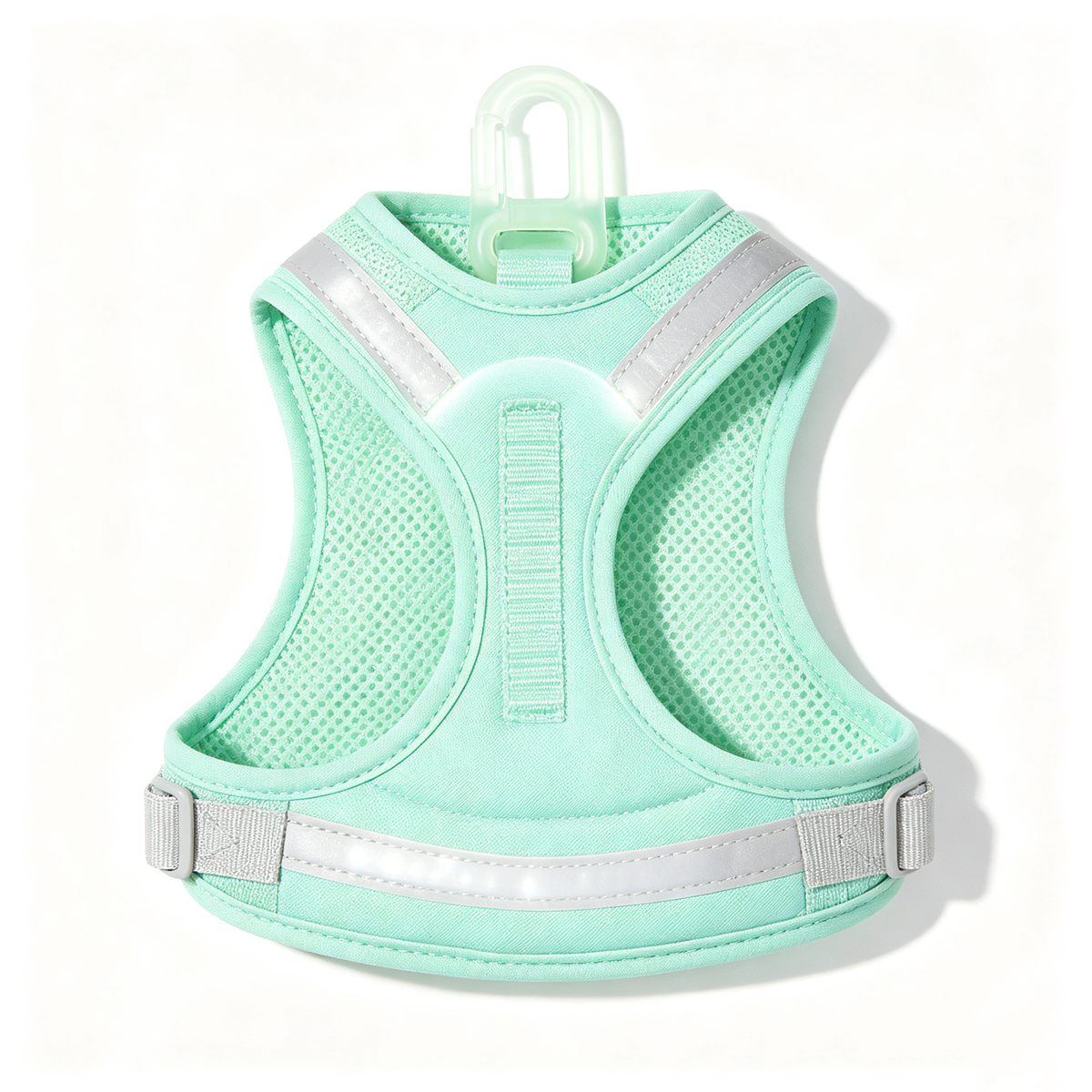 Mint Green Reflective Mesh Safety Harness