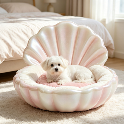 Seashell Shaped Luxury Pet Sofa Bed