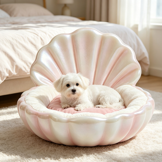 Seashell Shaped Luxury Pet Sofa Bed