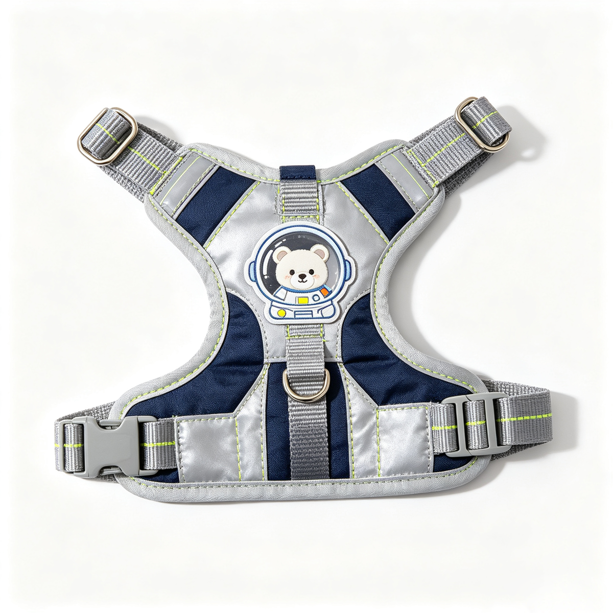 Astronaut Bear Reflective Pet Harness