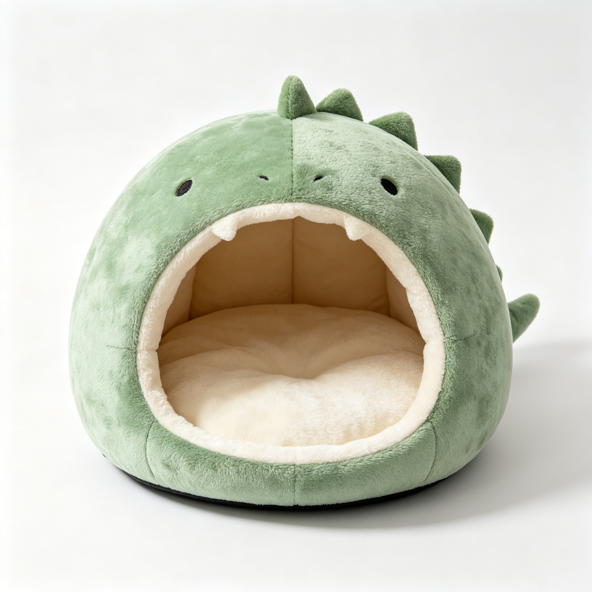 Cute Dinosaur Hooded Cat Bed Cave