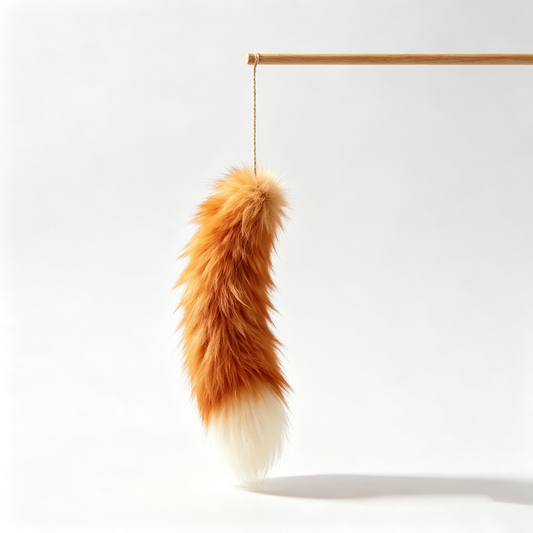Fox Tail Cat Teaser Wand
