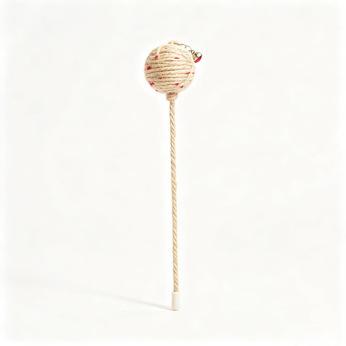 Sisal Rope Ball Cat Wand Toy with Bell
