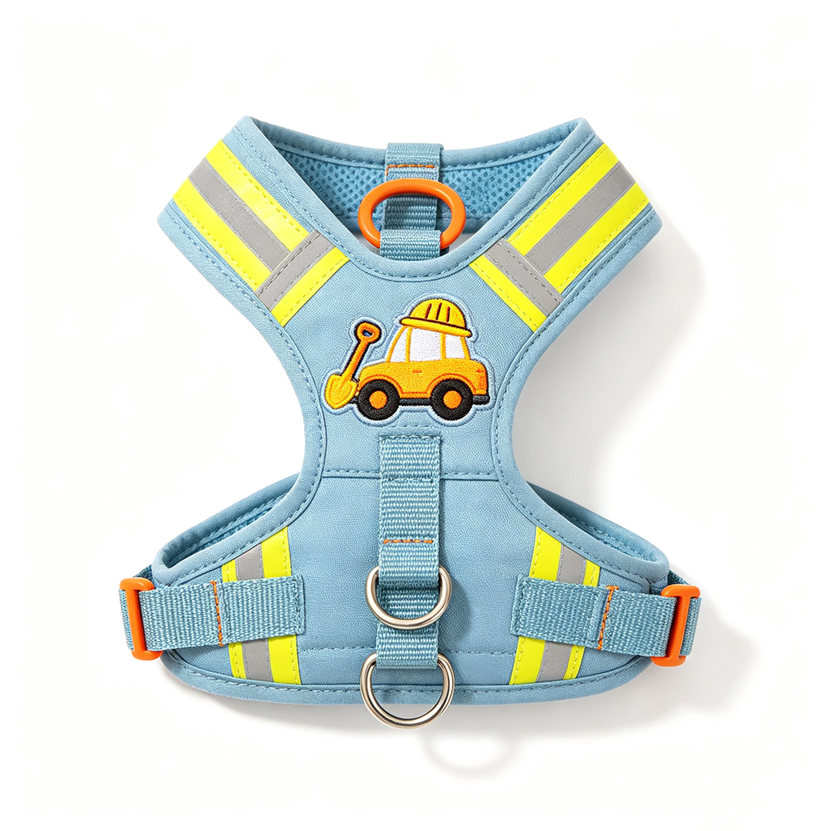 Construction Truck Reflective Dog Harness