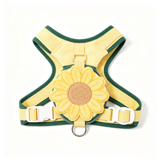 Plush Sunflower Decor Pet Harness